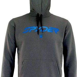 Spyder Men's S Logo Signature Pullover Hoodie Polar Grey